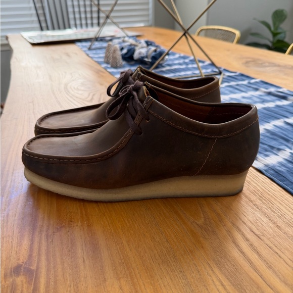 Clark’s Wallabees Beeswax Hightop Brown main image 6